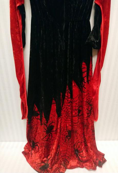 2-dielny kostým červená pavúčia žena, fries, s-m, 