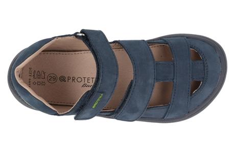 Protetika - kožené sandály dizy navy, protetika,21 - 29