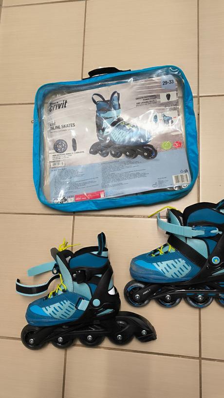 Kolieskové korčule. veľkosť 29-33, crivit