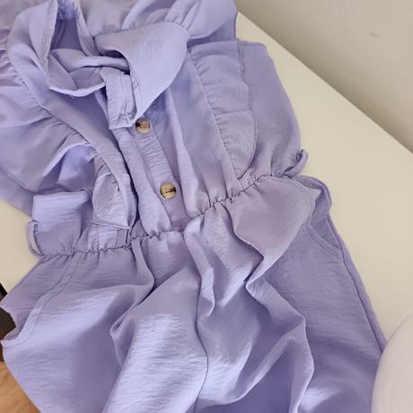 Letný overal lilac s volánikmi, 152