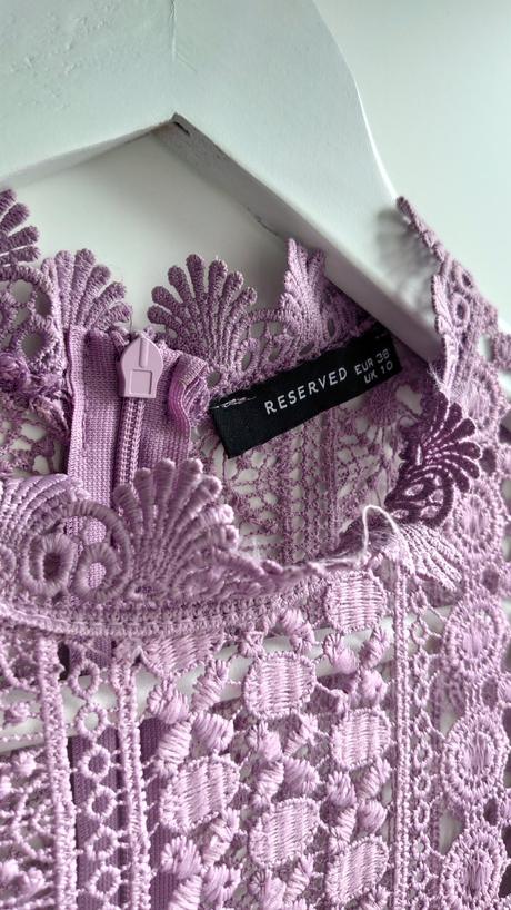 Fialové šaty, reserved,38
