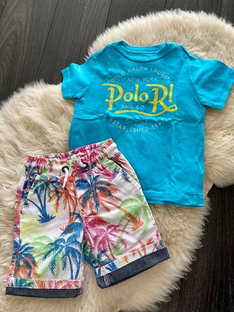 Tričko ralph lauren+kratase next v.98-14, ralph lauren,98