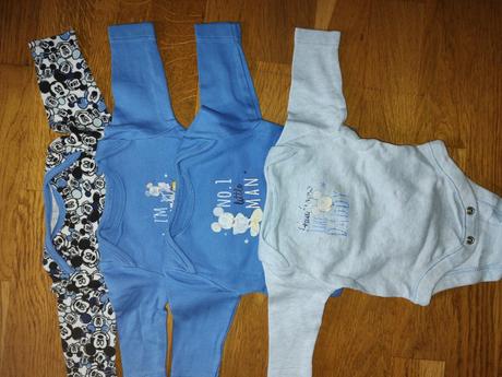 Mix body, nohavice, dupacky, cena spolu za všetko, 50–62