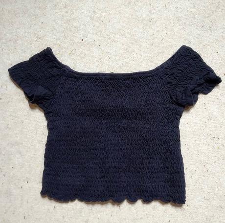 Čierny top, xs