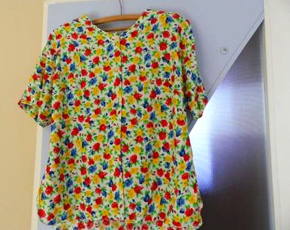 Letná kvetovaná blúzka, xxl