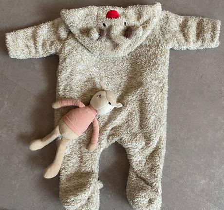 Huňatý overal sobík 3-6m, f&f,68