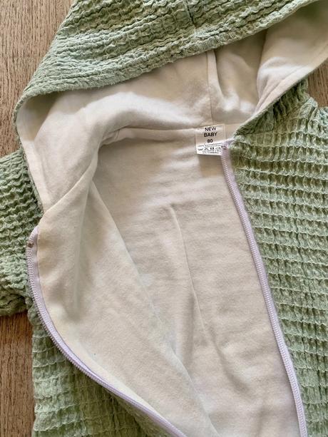 Mušelínový overal s kapucňou veľ. 80, new baby,80