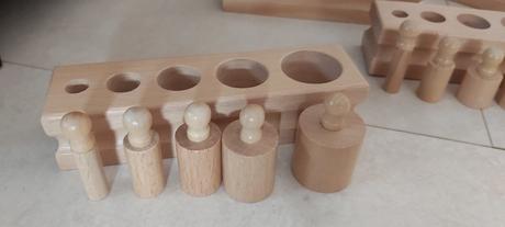 Montessori valčeky s úchytom, 