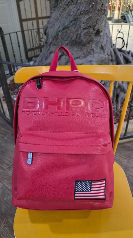 Rubsak cerveny kozeny, 