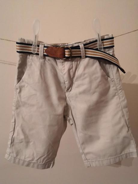 Šortky s opaskom, h&m,104