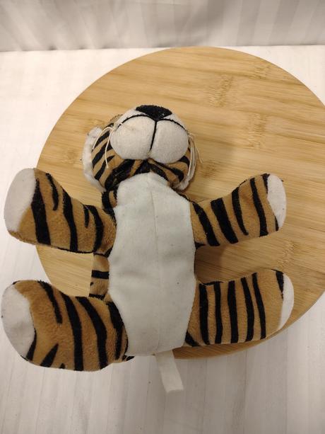 Plyšový hnedo čierny tiger, fun-tastic, 21 cm, 