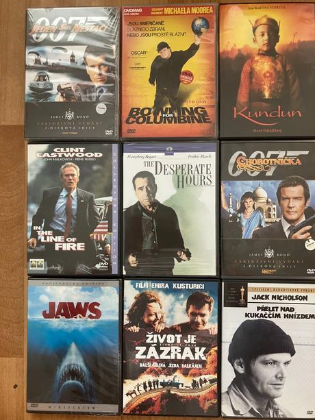Predám väčšie množstvo kvalitných dvd titulov, 