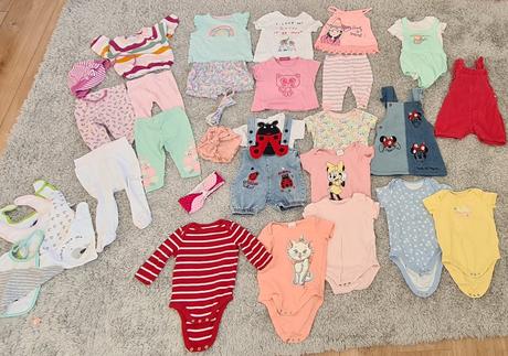 Letný balík dievčatko 4-12 mesiacov, 68–80