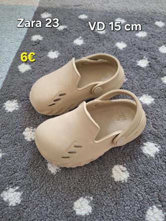 Gumene slapky typu "kroksy", zara,23