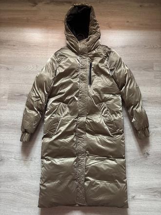 Dámska lesklá zimná bunda, m
