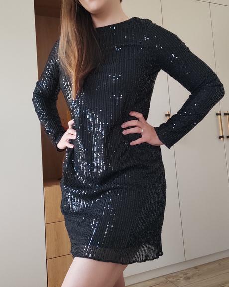 Trblietavé šaty, lindex,158