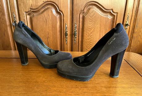 Lodičky calvin klein z brúsenej kože, 37