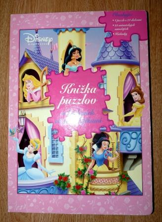 Knizka puzzlov disney, 