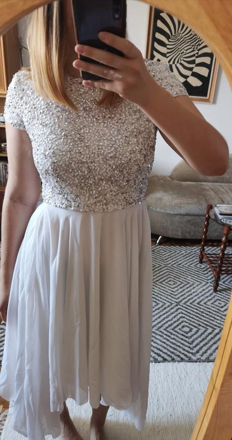 Šaty lace & beads, m