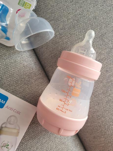Mam "prvá" fľaška pre bábätko s náustkami, mam