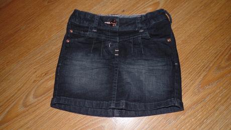 Rifľová sukňa - 1x oblečená, c&a,98