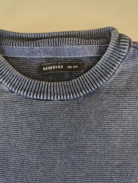 Sveter s vypraným efektom, reserved,122