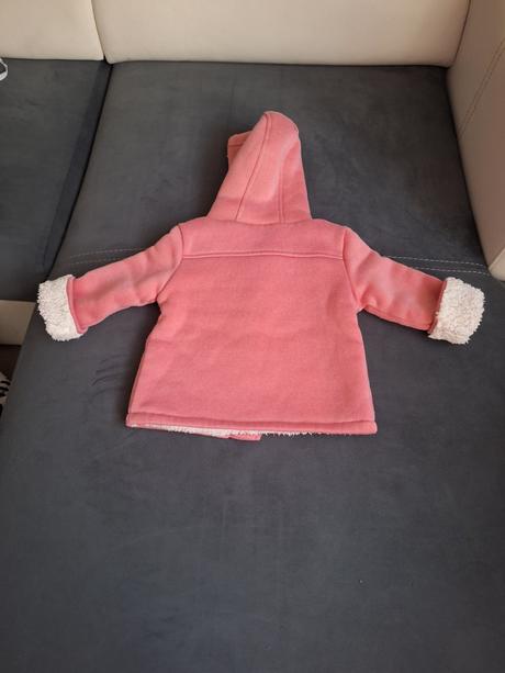 Kožušinkovú kabátik 74-80, lupilu,74