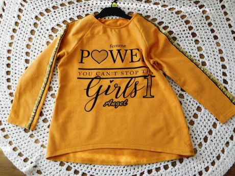 Trendy predlžená mikina - tunika super stav, 146