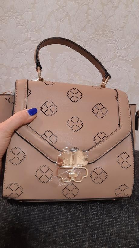 Béžová kabelka paris hilton beige rappunzel, paris hilton