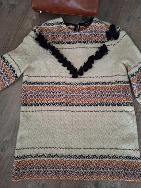 Pletené saty zara trafaluc collection, zara,m