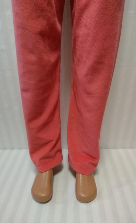 Dievčenské ružové tepláky zamtové, 128-134 cm, 128