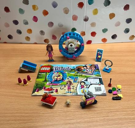 Lego friends 41383 olívia a ihrisko pre škrečky,