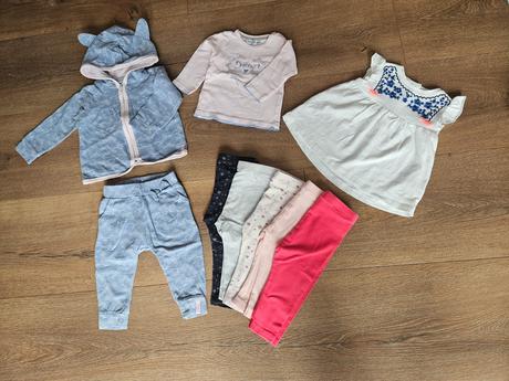 12 ks balík pre jarné, letné dievčatko 62/68, 50–62