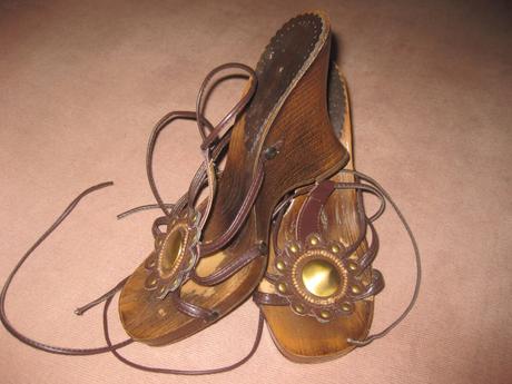 Sandalky s remienkami na zaviazanie, 38