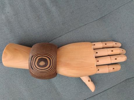 Boho drevený náramok,