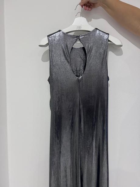 Strieborné trblietavé šaty, primark,m