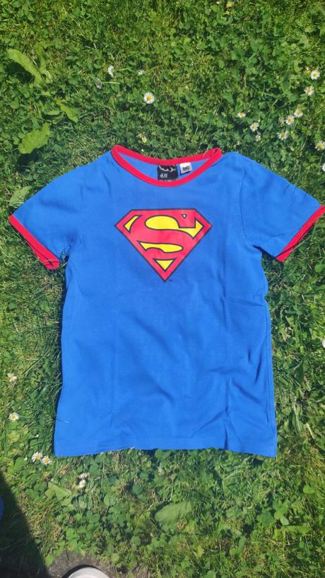 Krátke pyžamo superman 134/140, h&m,134