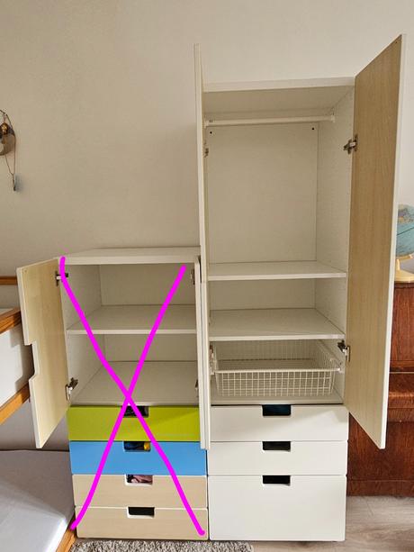 Ikea stuva šatníková skriňa,