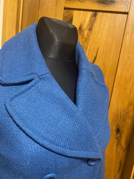 Oasis - tyrkysovo-modrý kabát, xs