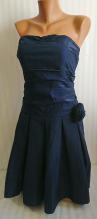 Dámske elegantné modré šaty, jake s, xs