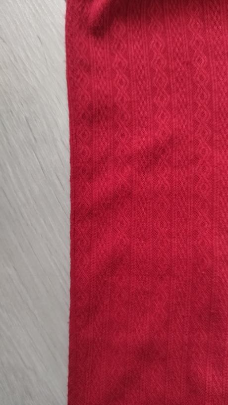 Pletené červené legíny, lindex,122