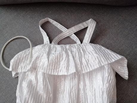 Letné strieborné šatocky, veľkosť 116 na 5 rokov, 116