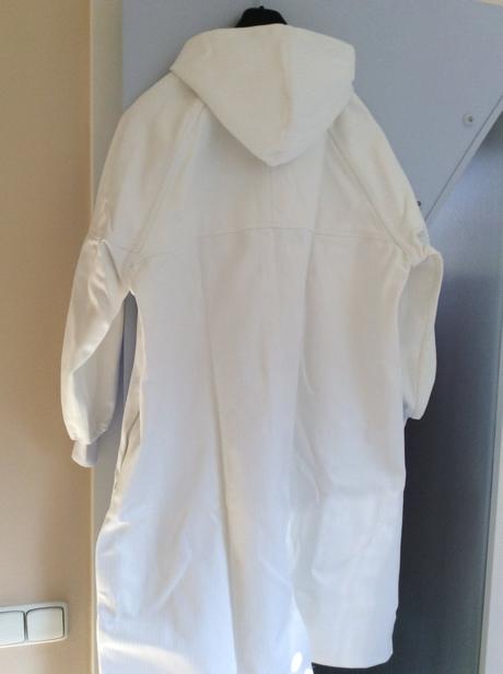 Biely pracovný plášť xxl/xxxl, xxxl