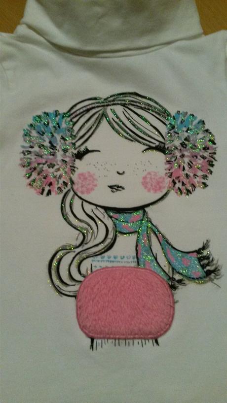 Elastický rolák s dievčatkom, palomino,104