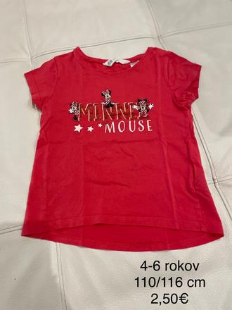 Detské tričko, h&m,110
