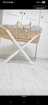 Mojžišov kôš pre novorodenca, šírka (cm): 45,dĺžka (cm): 90