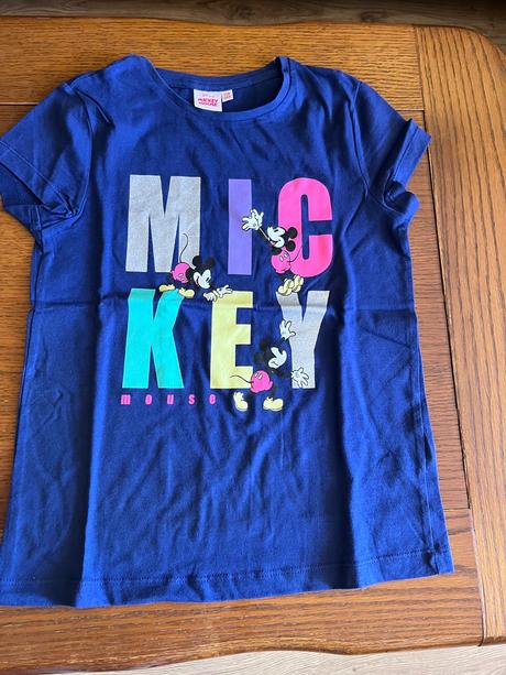 Letné tričká minnie a mickey mouse - dvojbalenie, disney,128