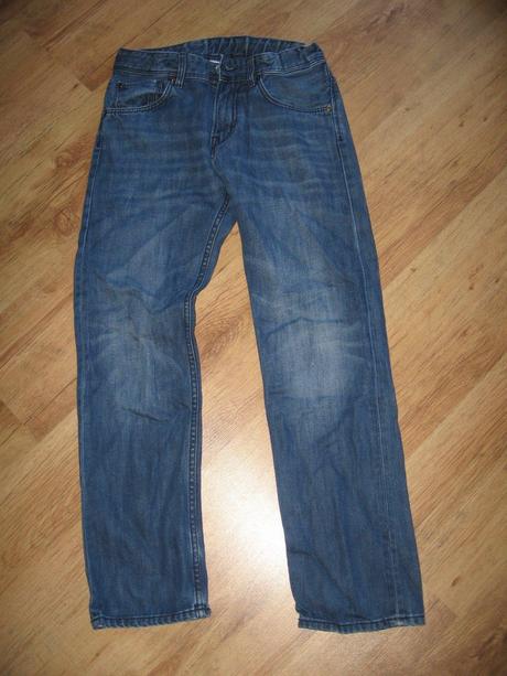 Rifle - regul. pás, voľný strih, h&m,152