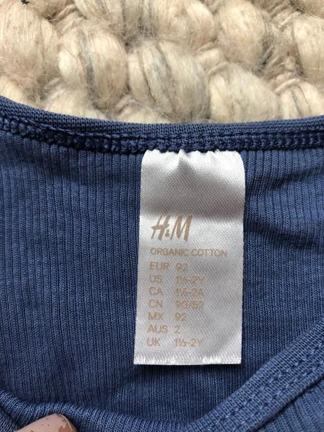 Tielkové body z organickej bavlny h&m, h&m,80