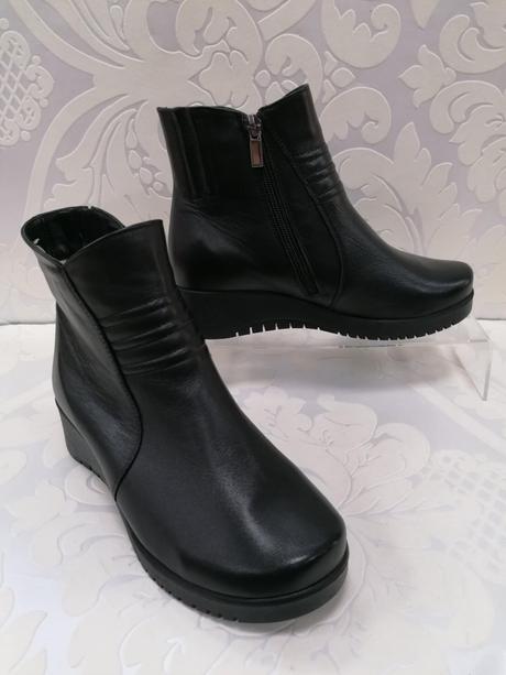 Dámske kožené zimné topánky 19070477 z, 36